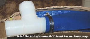 Flat tubing for supply line